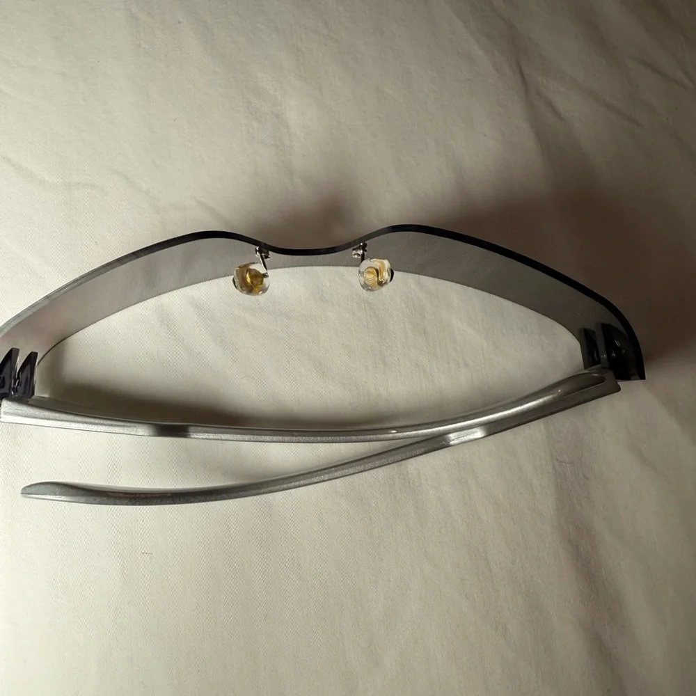 Stylish Retro Rimless Futuristic Mirror Sunglasses